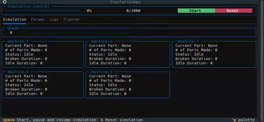 textual simpy changing inputs